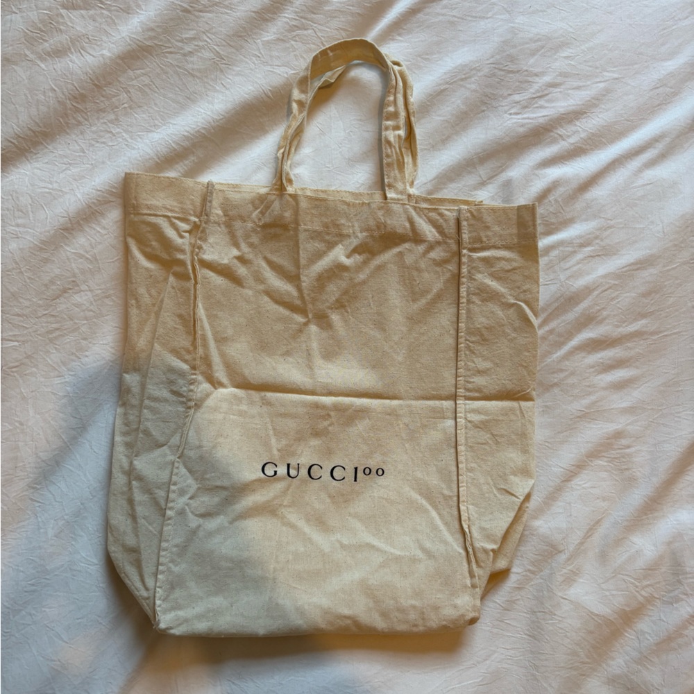 Gucci Cream Canvas Bag
